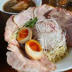 つけそば（煮玉子+チャーシュー）
