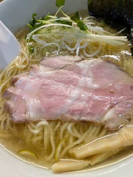 「香味そば塩」@麺屋 白鷺 -shirasagi-の写真