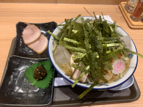 「海苔冷かけ」@舎鈴 南柏店の写真