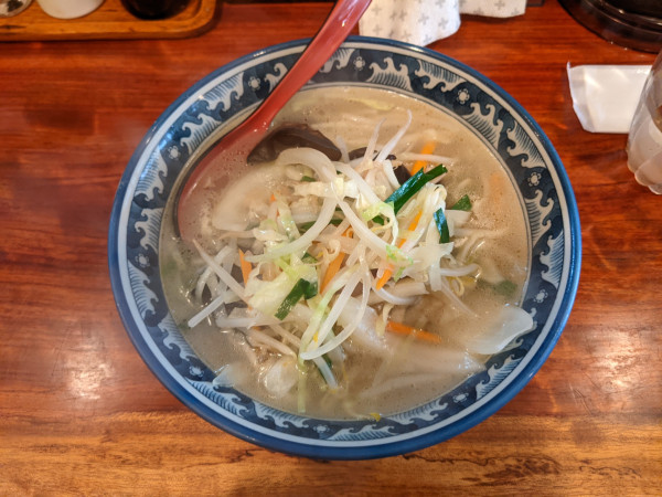 「野菜たっぷりタンメン：1,100円」@中華食堂 味丸の写真