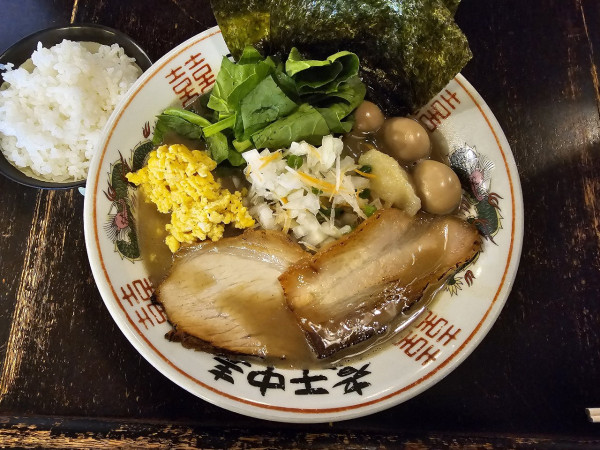 「【限定】niboyeah!＋半ライス　1300＋100円」@煮干結社 弘前店の写真