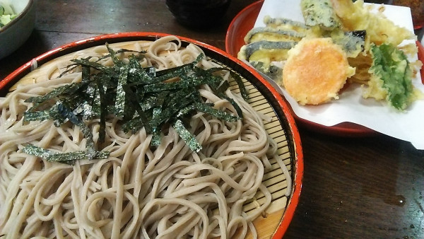 「天ざる 1550円」@かぎもとや 中軽井沢本店の写真