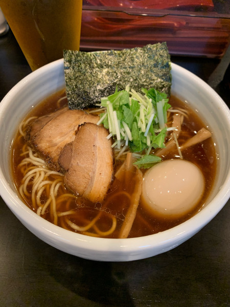 「醤油らーめん＋味たま」@麺屋 星虎の写真