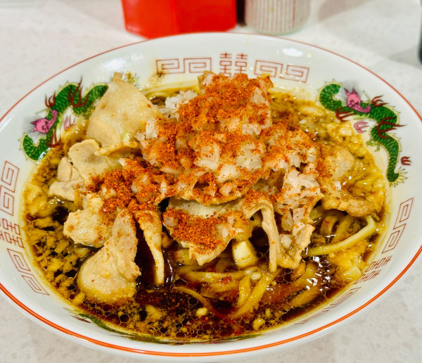 「星印ストロングスタイルそば【1000円】」@ラーメン星印の写真