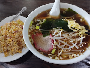 「味来セットA ラーメン＋半チャーハン(750)」@味来の写真