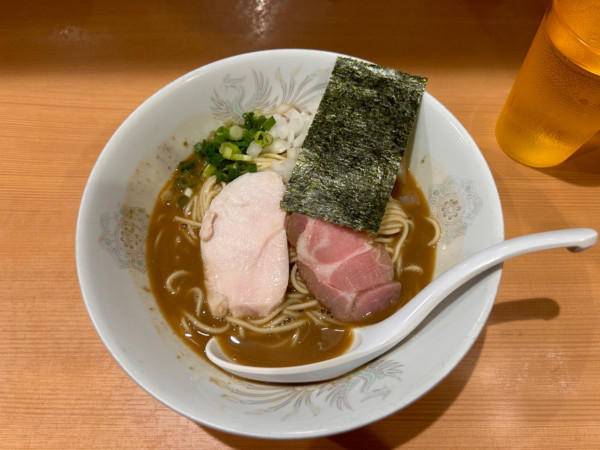 「濃厚煮干し蕎麦、和え玉」@北千住煮干中華蕎麦 かれんの写真