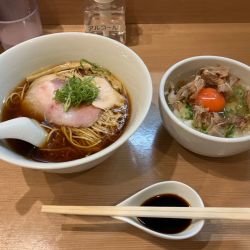 醤油らぁ麺＋TKG