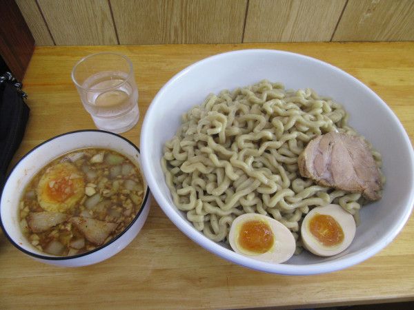 「ゆずつけ麺極太（９３０円）麺増し５００円＋味玉１５０円」@勝神角ふじの写真