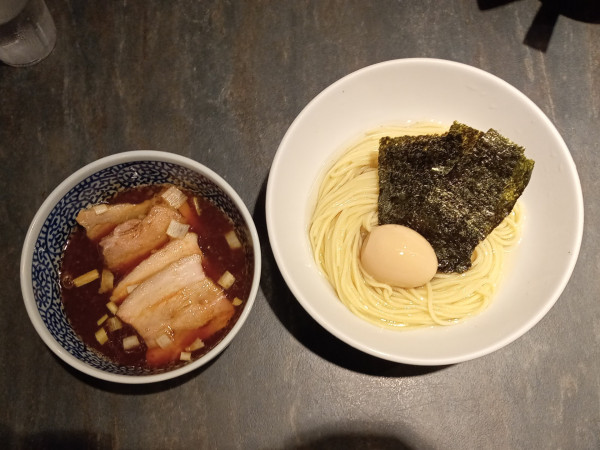 「特製昆布水つけ麺」@中華そば 森庵の写真