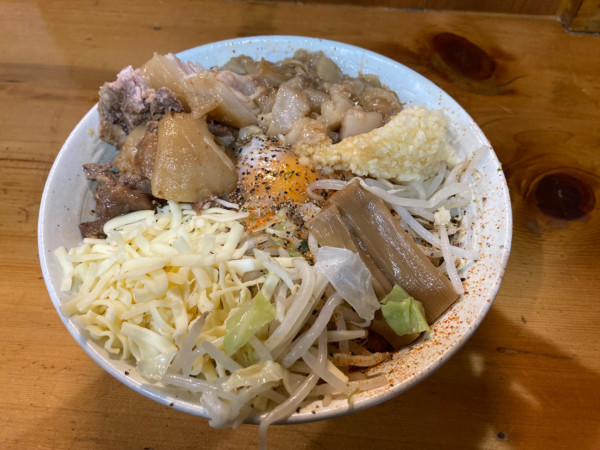 「まぜそば980円」@ラーメン 滋悟郎の写真