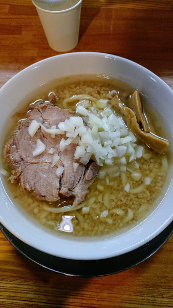 「背脂生姜醤油」@中華そば136の写真