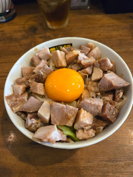 「豚ごはん+ミニ濃菜麺」@濃菜麺 井の庄の写真