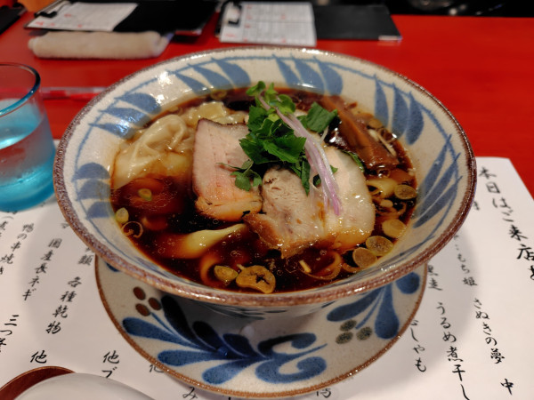 「特製中華(醤油)¥1600白飯¥150」@中華そば 鴨福の写真