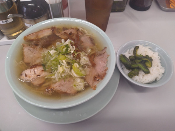 「中華そば¥750+塩変更+めし無料」@中野 邦ちゃんラーメンの写真
