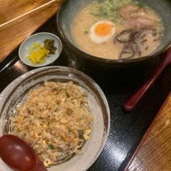 ラーメン半チャンセット