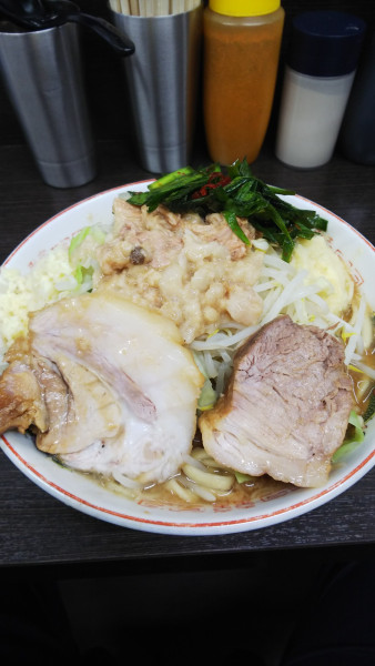 「ラーメン ニラ漬」@ラーメン二郎 川越店の写真