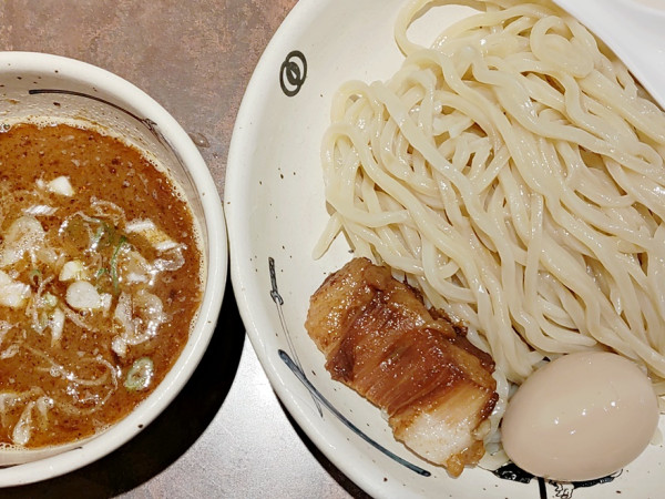 「味玉白つけ麺(中)」@麺屋武蔵 武骨外伝の写真