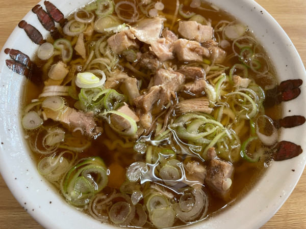「数量限定・きざみねぎチャーシューめん(しょうゆ味)：750円」@食堂大森の写真