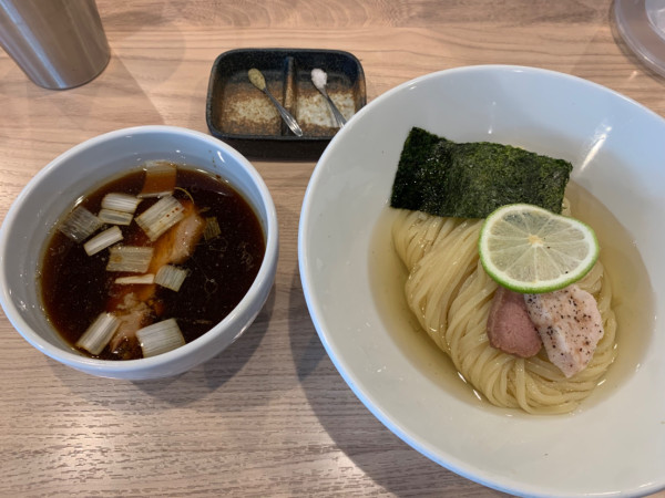 「昆布水つけ麺（1,150円）」@麺処 にし尾の写真