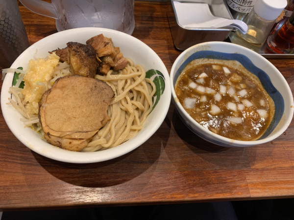 「野菜つけ麺」@雷 北松戸本店の写真