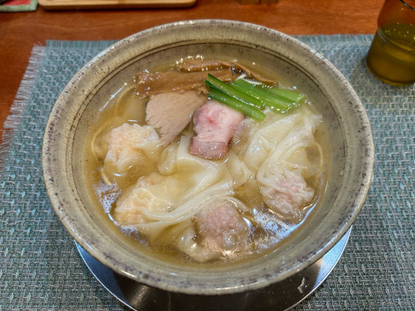 「ワンタン塩らーめん」@らーめん 梶原の写真