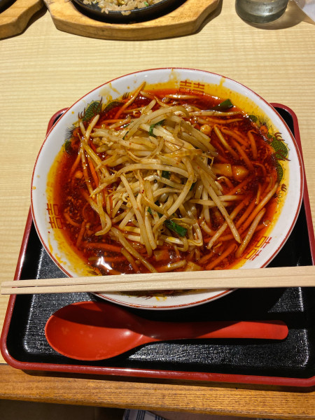 「尾道ラーメン味八スタミナバージョン2辛」@味八 春日店の写真