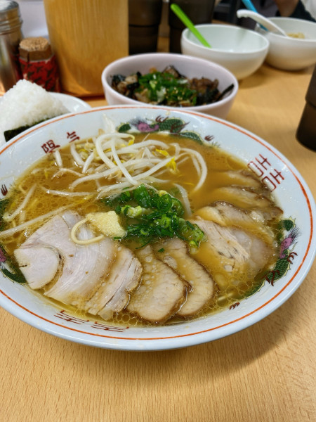 「中華そば（チャーシュー+ニンニク）」@陽気 江波本店の写真