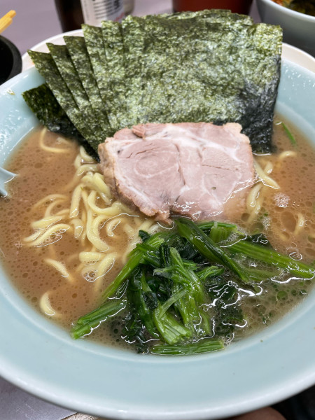 「ラーメン 大 海苔」@横浜ラーメン 武蔵家 武蔵境店の写真