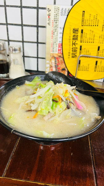 「半麺ちゃんぽん」@南国食堂の写真