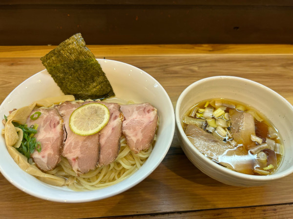 「昆布水つけ麺・チャーシュー」@麺屋 秀彬の写真