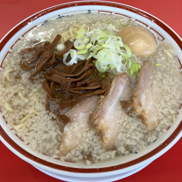 「中華そば こってり／S大盛&味玉（830円）」@中華そば専門 田中そば店 荒川沖店の写真