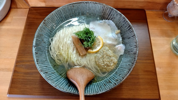 「牡蠣そば（並）850円」@中華そば 華塩の写真