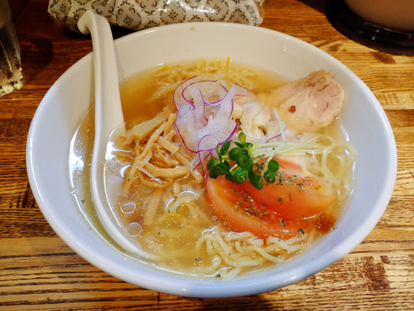 「塩冷製麺（950円）」@ラーメン食堂 粋な一生の写真