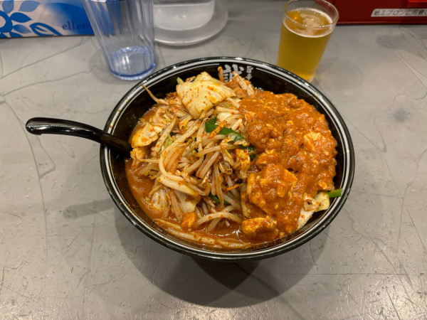 「誠屋麻婆タンメン10辛（1200）」@旨辛タンメン 誠屋 新宿店の写真