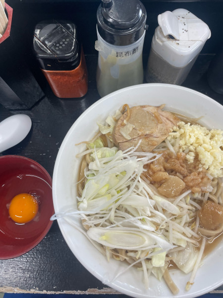 「ミニラーメン250g」@豚仙人 天王町店の写真