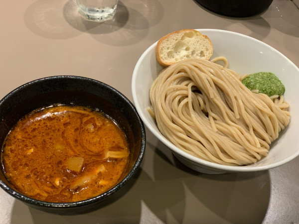 「海老トマトつけ麺（大盛）」@つけ麺 五ノ神製作所の写真