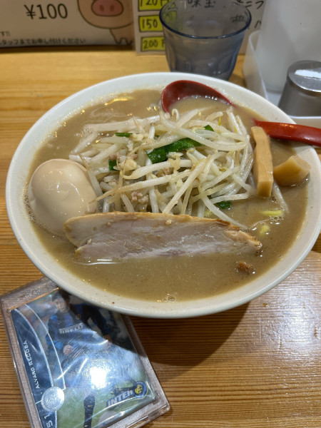 「味玉味噌ラーメン」@味噌麺処 花道庵 北参道店の写真