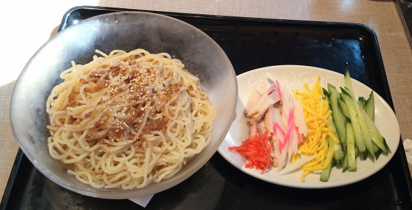 「冷やし中華そば帆夏(中盛)【限定】」@らあめん花月嵐 新宿二丁目店の写真