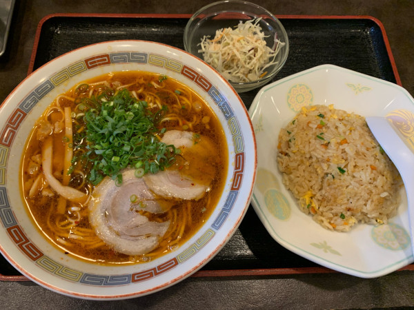 「赤尾道ハンチャンセット950円」@一龍の写真