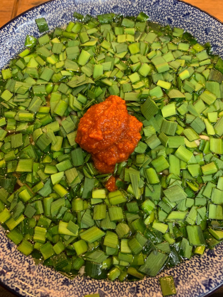 「山形辛味噌ニララーメン」@全国ご当地グルメコート 大宮横丁の写真