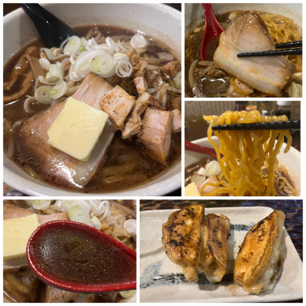 「【限定】札幌醤油880円餃子3個250円クーポンでバター」@北のらーめん 美空の写真