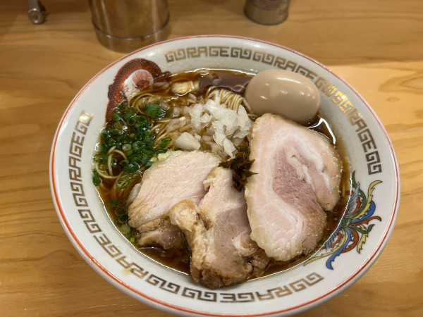 「特製元祖腕刀中華そば」@麺尊RAGE中野腕刀の写真