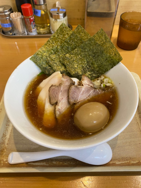「特製冷やし煮干そば(醤油)」@新橋 纏 京王高幡SC店の写真