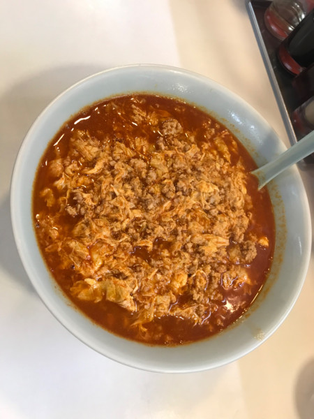 「みそタンタンメンメチャ辛＋大盛」@中華タンタンメン本舗 きんけの写真