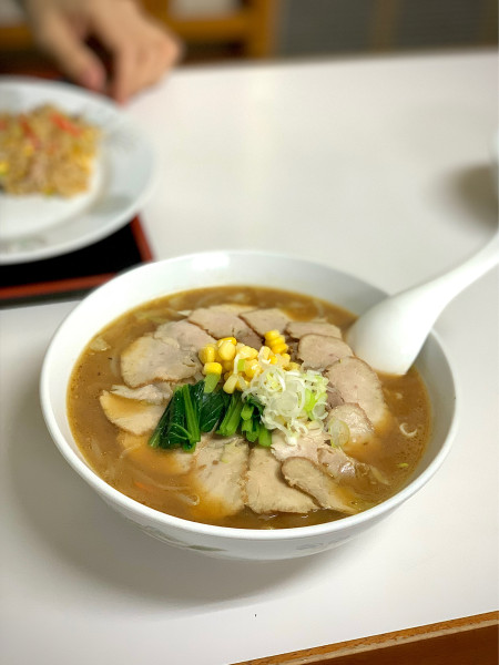 「味噌チャーシュー麺」@山口食堂の写真