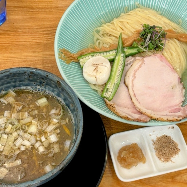 「【限定】筑西プレミアム昆布水つけそば 1,200円」@麺彩 こはねの写真