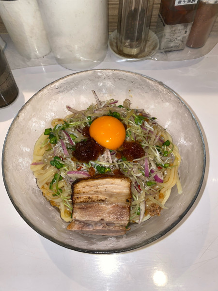 「なつまぜそば'24 大盛¥1,050円(限定)」@ぶっと麺 しゃにむにの写真