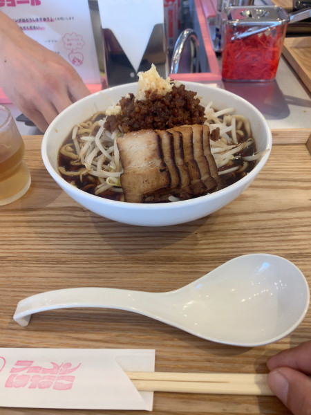 「ラーメン大盛　全普通　1000円」@ラーメン はなこの写真