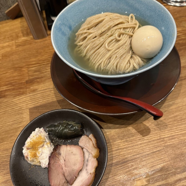 「ズワイガニと金目鯛冷やしそば」@麺処 青野の写真