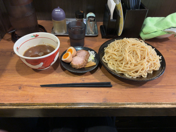 「つけめん 味玉付き」@中華そば 志の田の写真